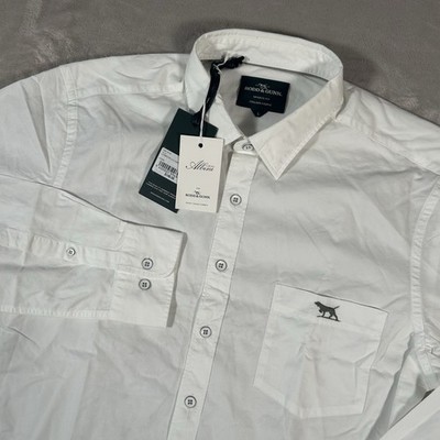 New Rodd & Gunn Shirt Mens Large Glenbrook Italian Fabric Albini Sports Fit NWT