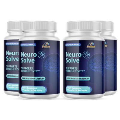 Neuro Solve- Brain Support- 4 Bottles- 240 Capsules