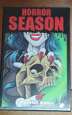 SadStretch Games Horror Season Board Game Horror Theme Cards 2+ Players Age 10+