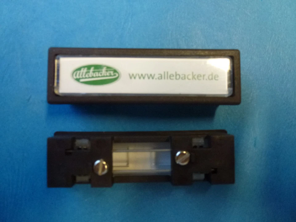 Allebacker Klingeltaster ANP für Briefkastenanlagen, 7071002, braun