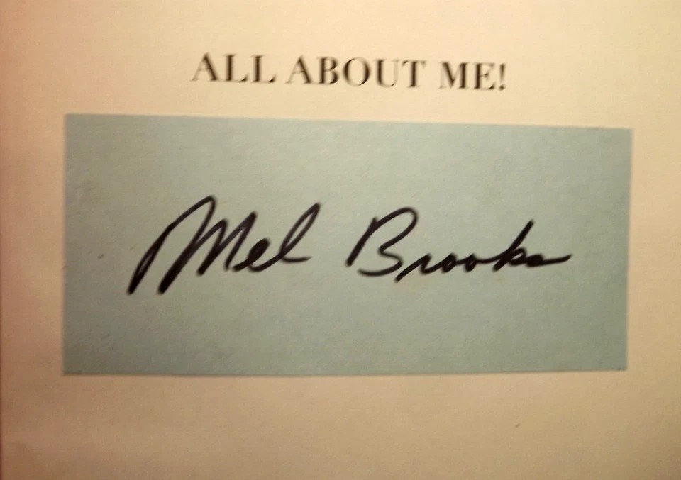 All about Me! by Mel Brooks (2021) HC.DJ.1st. W/ Mel Brooks Signed Card Inserted - Image 2 of 4