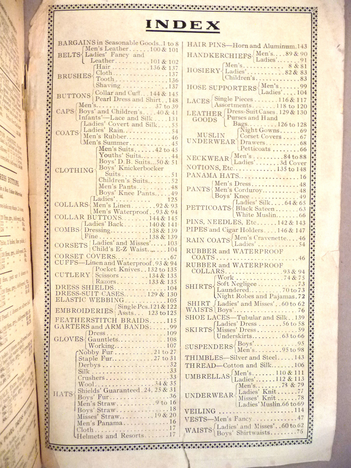 J.S. Shields CATALOG Spring, 1908 fashion, hats, general