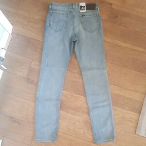 Mens LEE RIDER SLIM FIT Stretch Jeans W30/31 L34/33