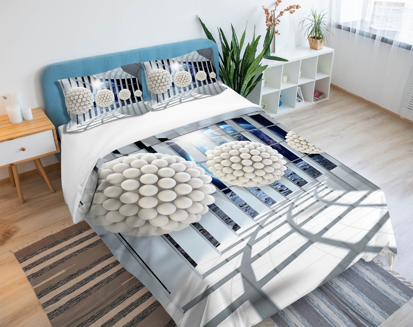 3D Raum Kugel C2720 Bett Kissenbez ge Decke Bettdecke Abdeckung Set Amy 3d-raum-kugel-c2720-bett-kissenbez-ge-decke-bettdecke-abdeckung-set-amy