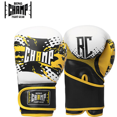 Neu Boxhandschuhe Leder Kickboxen Training Sparring MMA Heavy Bag Boxhandschuh