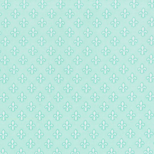 Michael Miller Fleur-de-lis TURCHESE 100% cotone tessuto FAT QUARTER CX6556-AQUA - Foto 1 di 1