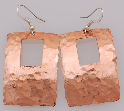 Native American Navajo Handmade Copper Earrings