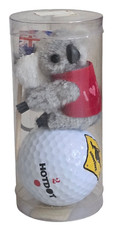 Koala Bear Clip On Key Chain Hugger Gripper Figure "I love Australia" -Golf Ball