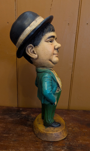 VTG 17" Esco Oliver Hardy Chalkware Figure Statue Chalk Ware 1971 Laurel & Hardy - Picture 6 of 12