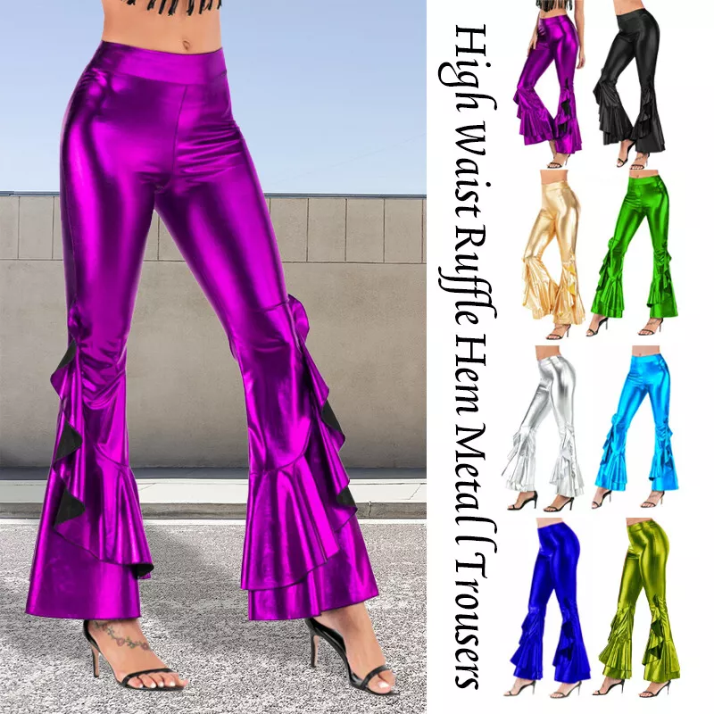 Polyester bell store bottom pants