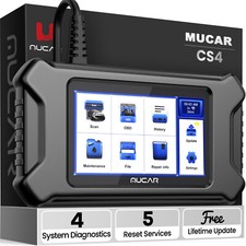 MUCAR CS4 OBD2 Diagnotic Tool Automotive ABS SRS Scanner Car Fault Code Reaer US