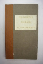 1842 THE EGYPTIAN BONDAGE *Dublin Ireland Printing*Only One Available Anywhere!