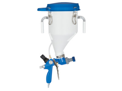 Graco druckgesteuerte Farbtrichterpistole 25D496 Texspray Fastfinish Hopper Gun