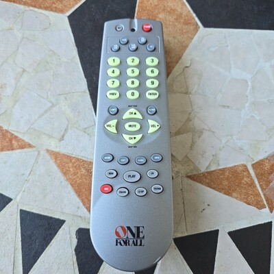 One For All Universal Remote Control URC-5741B00 TV VCR DVD AMP AUX
