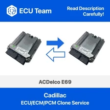 Cadillac ECU ECM PCM Cloning Service ACDelco E69 Engine Computer Clone Plug&Play