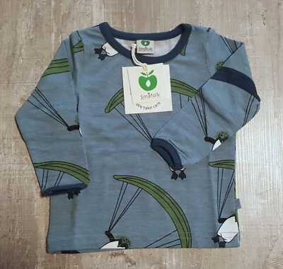 Smafolk Langarm-Shirt "Pinguine" Gr. 56....86   ***NEU*** - Bild 1 von 2