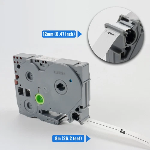 5x Schriftband TZe-231 12mm für Brother P-Touch PT-H100LB E100 H105 1000 D200 - Bild 3 von 13