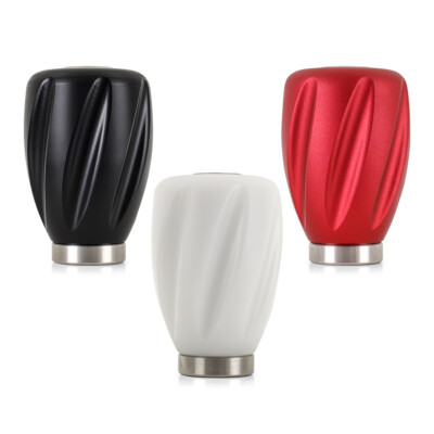 Mishimoto Weighted Steel Core Shift Knob, Twist, Black (Delrin)