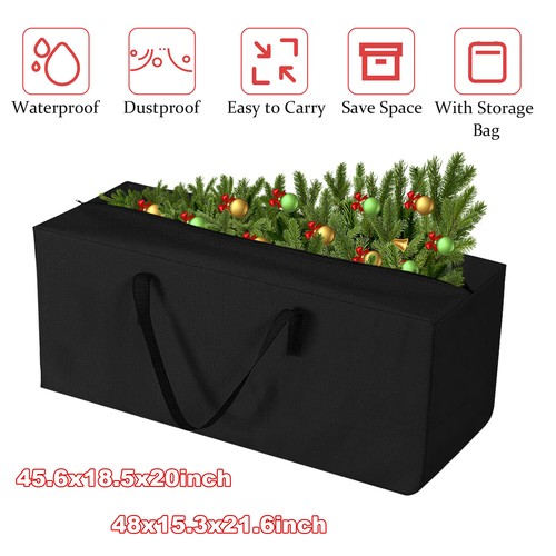 Large Heavy Duty Christmas Tree Storage Bag Box Container Artificial