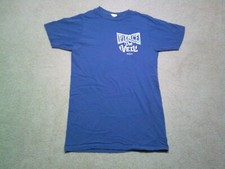 Pierce The Veil Band T Shirt Mens Small Blue Fits like XS Double Sided