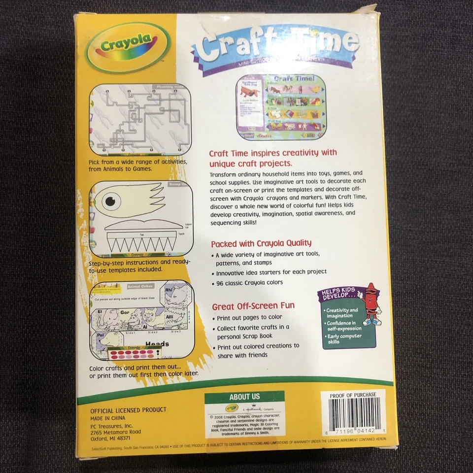 Crayola Craft Time Mini-Edition of Creation Corner PC CD-Rom for Ages 7-12 - Image 3 of 4