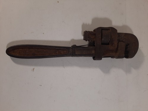 Vintage JORDAN Drop Forged Steel 10" Pipe Wrench w steel Handle - GERMANY - Picture 6 of 9