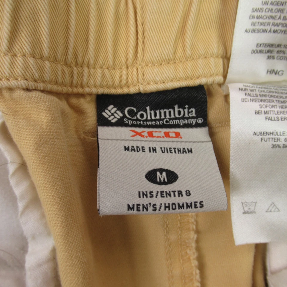 Pantalones Cortos Columbia Para Hombre Bolsillos Medianos Ligeros Exterior Chino XCQ Foto 4 de 4