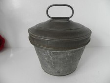 Alte Wasserbadform Weißblech Patina Shabby Chic