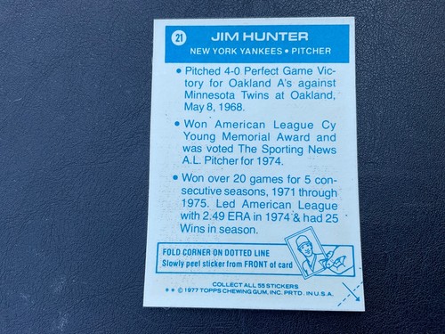 1977 TOPPS CLOTH STICKERS PICK CARDS YOU WANT - Picture 43 of 111