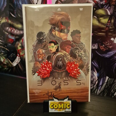 Final Boss #4 Tyler Kirkham DUNE Movie Poster Variant LTD 100 Signed w/COA   