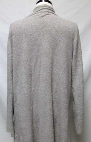 Barefoot Dreams Bamboo Chic Lite knit cover up cardigan sweater Size Sz L XL - Picture 10 of 13