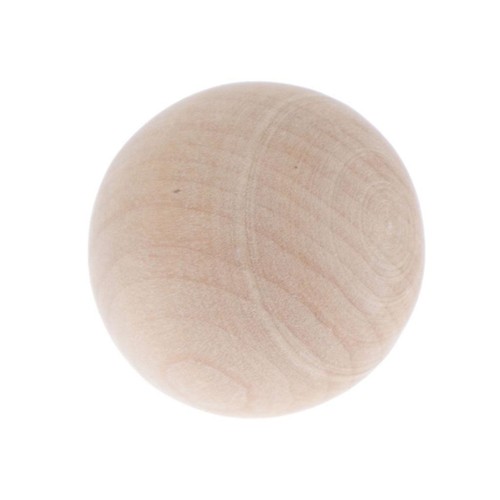 20-Pack Beech Hardwood Balls 1.2inch Round Wood Balls Beads - Picture 3 of 7