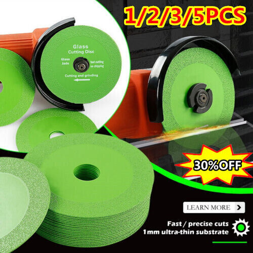 Glass Cutting Disc For Angle Grinder Green Thin Saw Wheel SETUS Glass R7S6 - Picture 5 of 22