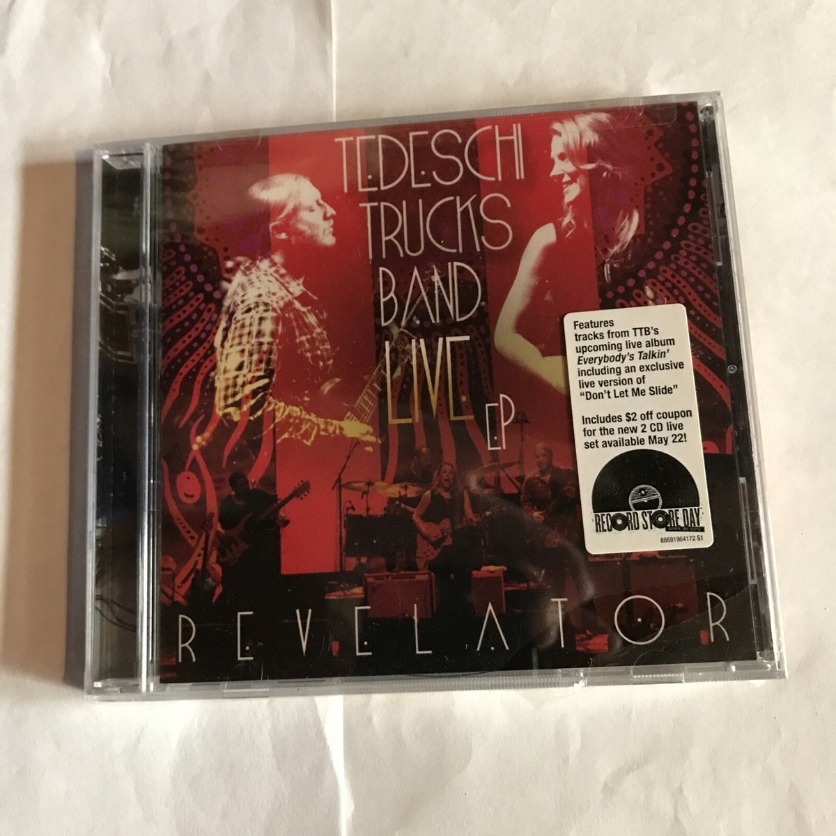 洋楽 Tedeschi Trucks Band Revelator Tour 2012 Tedeschi Trucks Band - Live Revelator EP CD 2012 RSD RARE