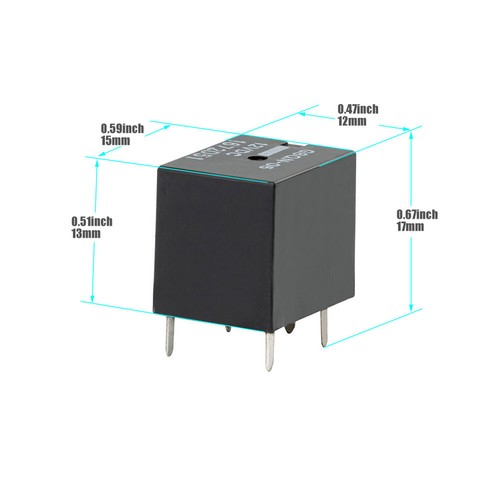 5X For Ford Explorer Fuel Pump relay R303 12V Replaces Omron Gauge Relay F8VF-BA - Afbeelding 2 van 13