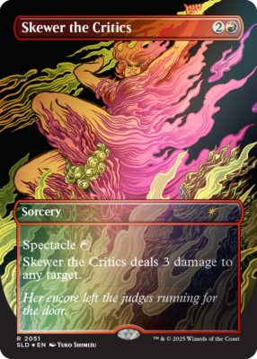 MTG Secret Lair ~ EVERYTHING IS ON FIRE ~ Rainbow FOIL ~ Sealed