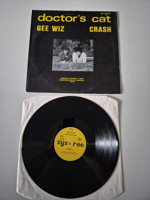 Doctor's Cat   Gee Wiz / Crash, MAXI-12''45RPM, German first press 1984