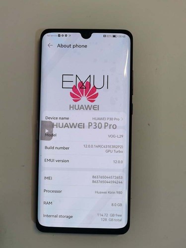 Huawei P30 pro 128GB 256GB 4G Android Global Smartphone Google Play New Sealed - 第 8/18 張圖片