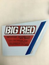 1984 Big Red Side Decals ATc ATC200ES 84 ATC2...