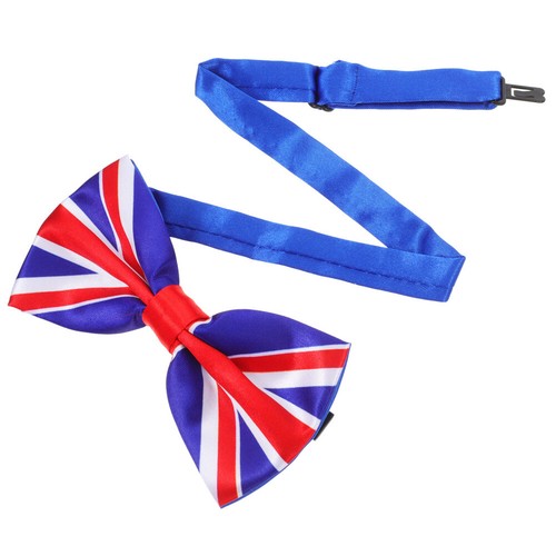 Novelty Bowtie Men Suit Fashion UK Flag Bow Tie Patriotic Bowknot Women Neckwear