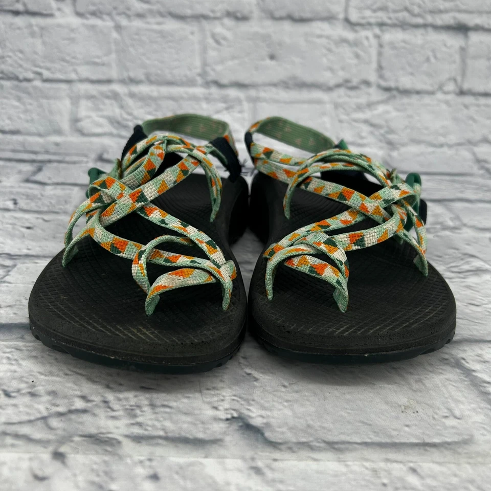 女士尺寸 6 Chaco Z/Cloud 徒步水凉鞋带脚趾环扣沙橙色 — 第 4/4 张图片