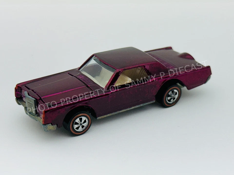 Interior Hot Wheels Redline CUSTOM CONTINENTAL Magenta EE. UU. Blanco ¡Muy Bonito!!! Foto 2 de 4