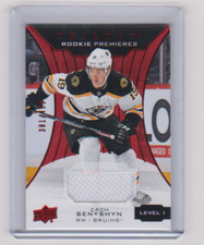 2019 2019-20 UPPER DECK TRILOGY ZACH SENYSHYN ROOKIE JERSEY 381/499 74 BRUINS
