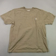 Carhartt Shirt Mens Large Short Sleeve Crew Neck Outdoors Fit Loose Fit