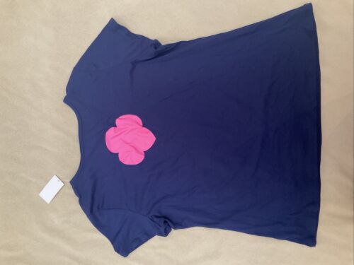 Camisa Girl Scouts XL Mujer Azul Corazón Nueva Con Etiquetas - Imagen 5 de 5