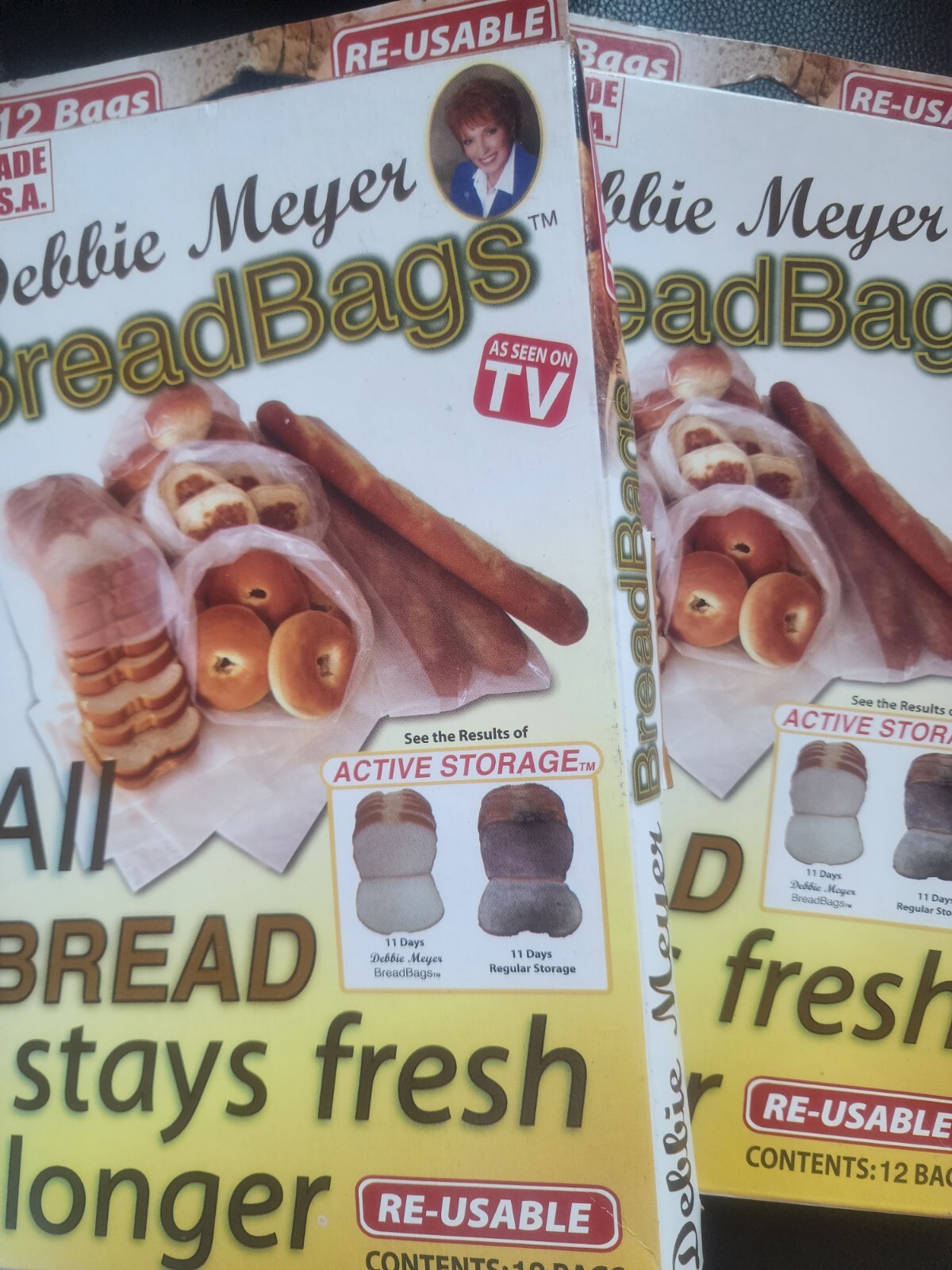 Debbie Meyer Bread Bags 24 TOTAL Reusable Bag BPA Free Stays Fresh