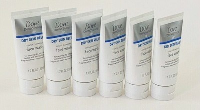 dove dermaseries face wash dry skin relief