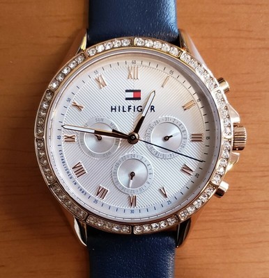 Tommy Hilfiger Analog Casual Ladies Ari Multi-function Blue Band 