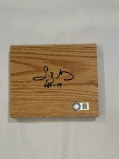 Sidney Moncrief (BUCKS) Signed 5x6 Floor Piece w/HOF'19 - (SCHWARTZ SPORTS COA)