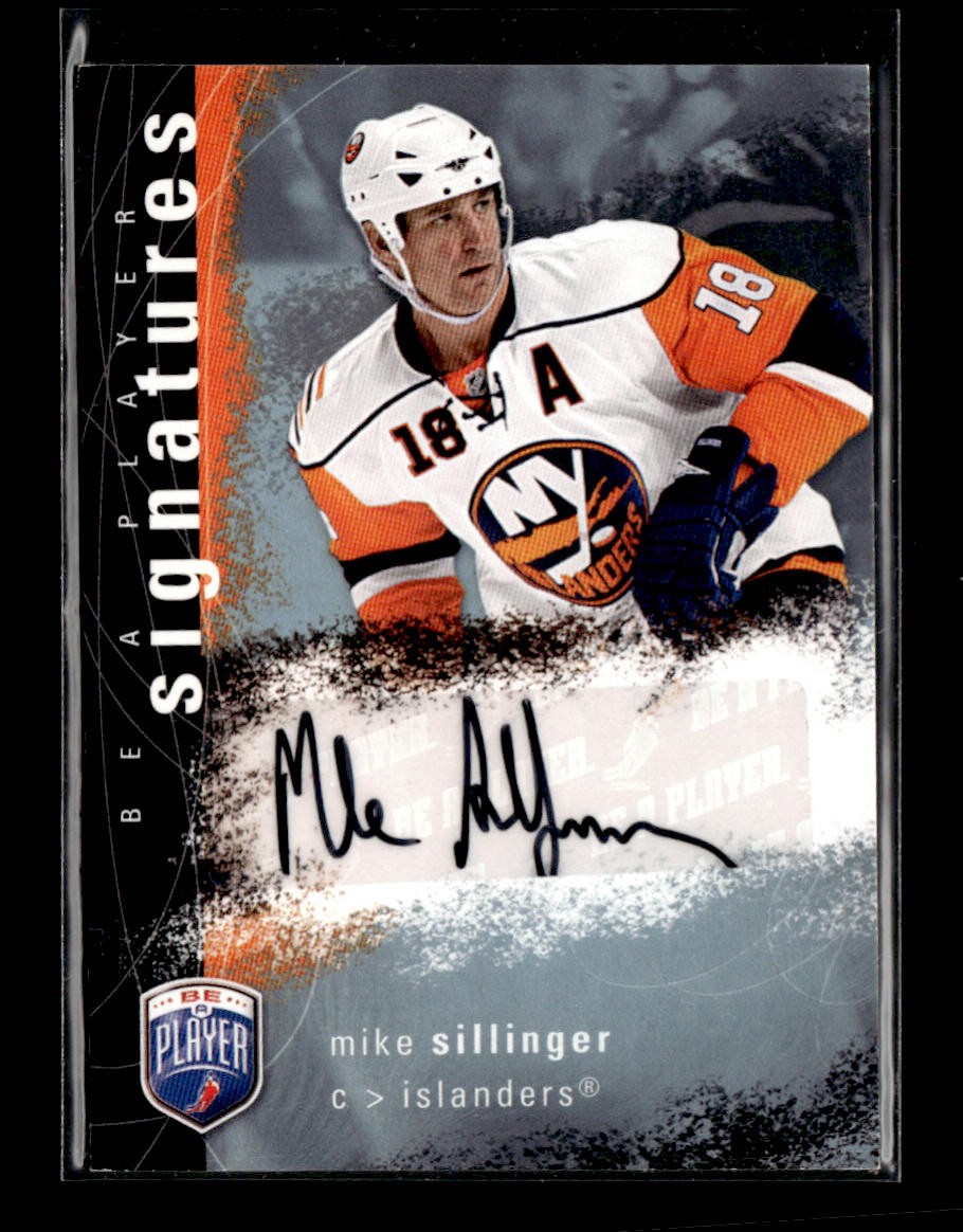 2007-08 Upper Deck Be a Player #S-SI Mike Sillinger Signatures